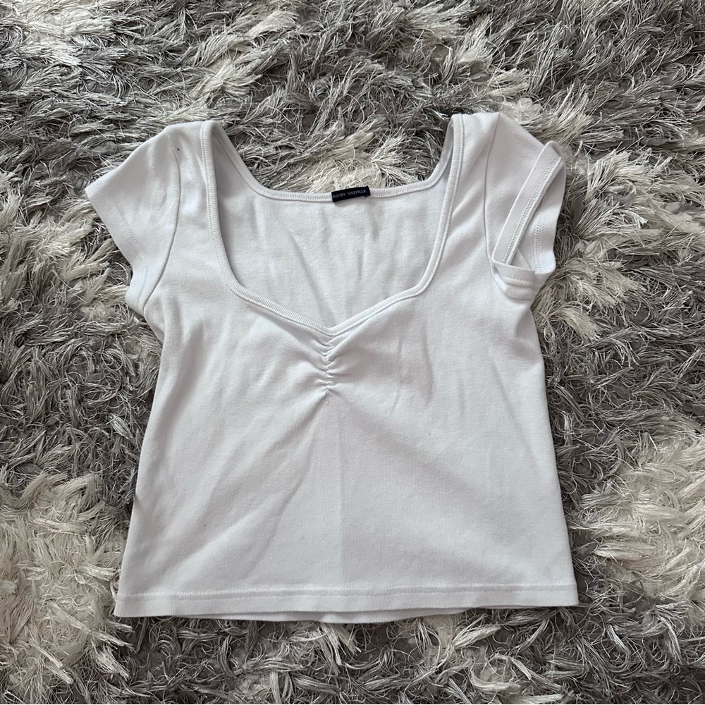 Brandy Melville White Crop Top